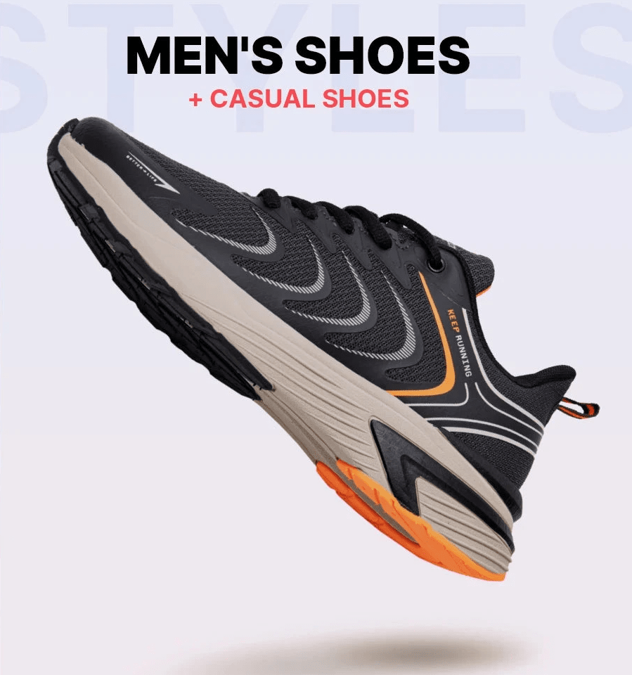 StrideForce Men's Athletic Sneakers Blue Wolf Store